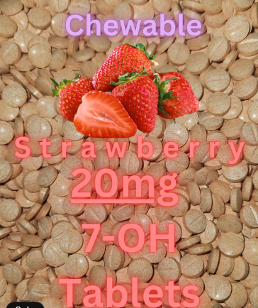 20mg Strawberry 7-OH chewable