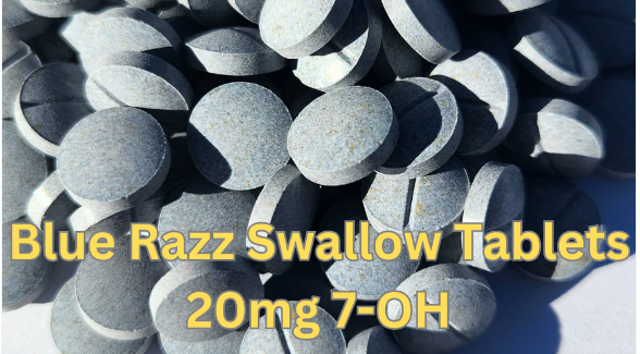 20mg 7-OH Blue Raz Swallow Tablets